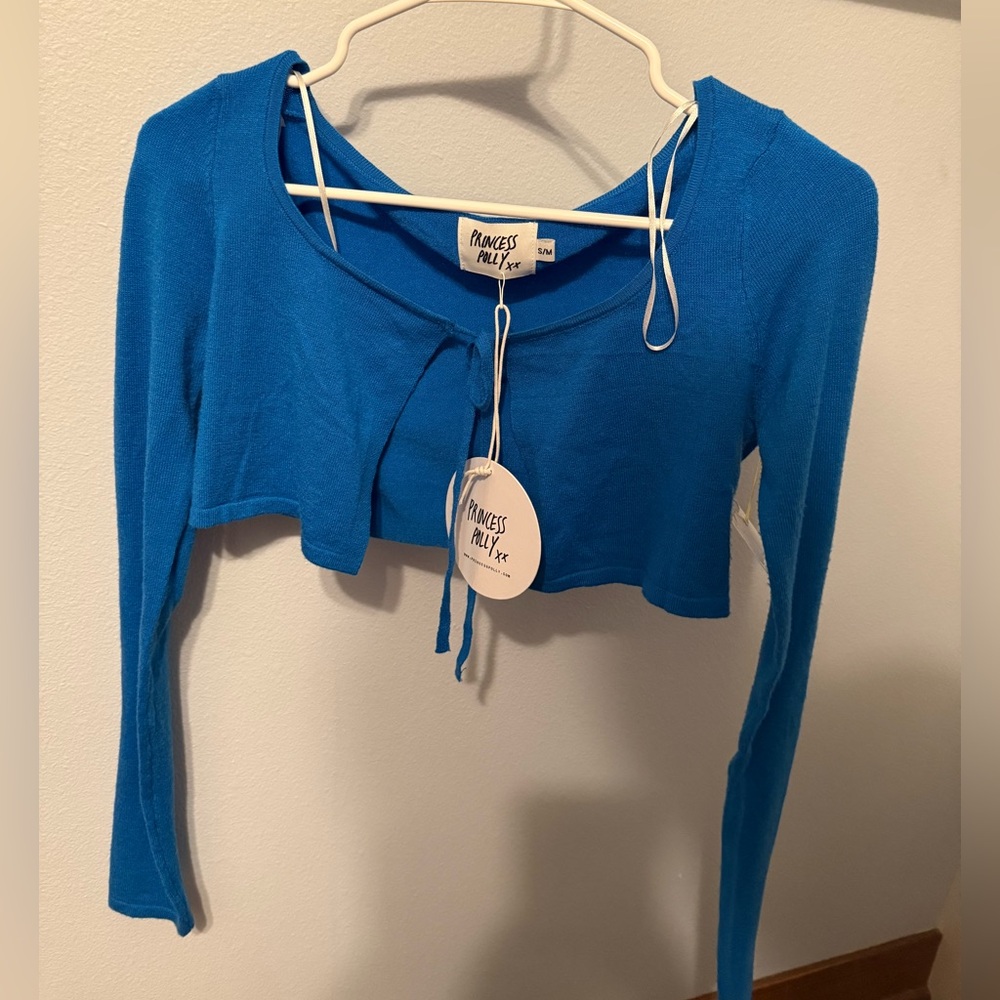 Princess polly blue long sleeve top